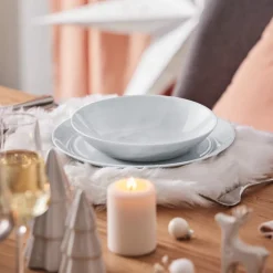 Luminarc 6 assiettes creuses Diwali Marble Gris 20cm><noscript><img width=