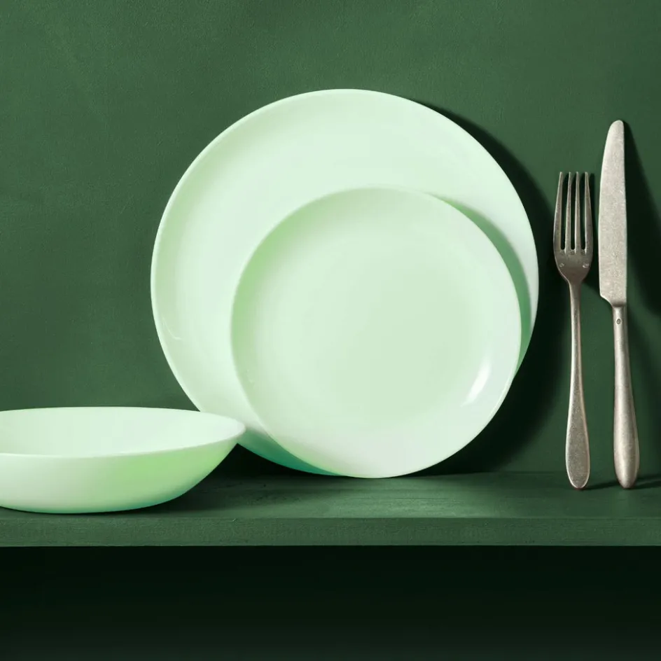Luminarc Assiette à dessert 19 cm Diwali Paradise Green> Assiettes À Dessert