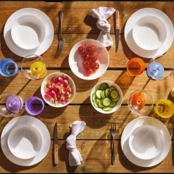 Luminarc Assiette à dessert blanche 19 cm Bloom><noscript><img width=