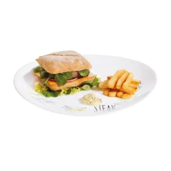 Luminarc Assiette à steak blanche décorée 30 cm Friend's Time><noscript><img width=
