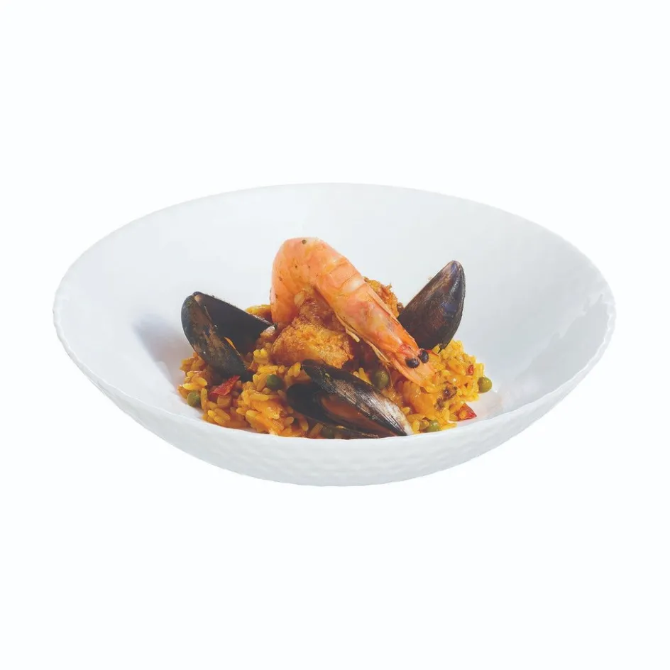 Luminarc Assiette creuse blanche 20 cm Pampille> Assiettes Creuses