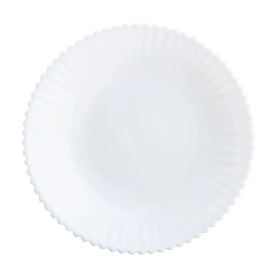 Luminarc Assiette creuse blanche 20 cm Bloom> Assiettes Creuses