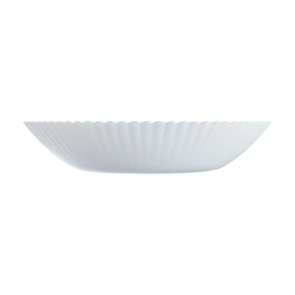 Luminarc Assiette creuse blanche 20 cm Bloom> Assiettes Creuses