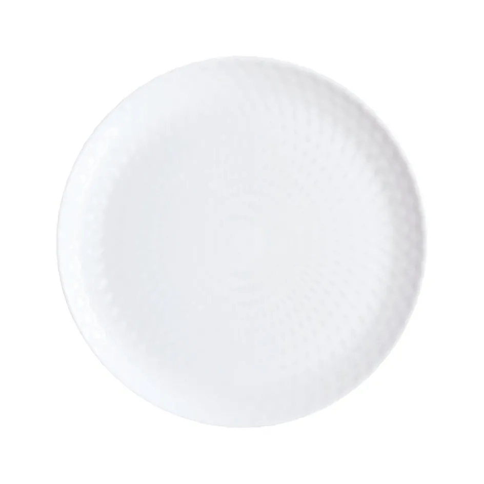 Luminarc Assiette plate blanche 25 cm Pampille> Assiettes Plates