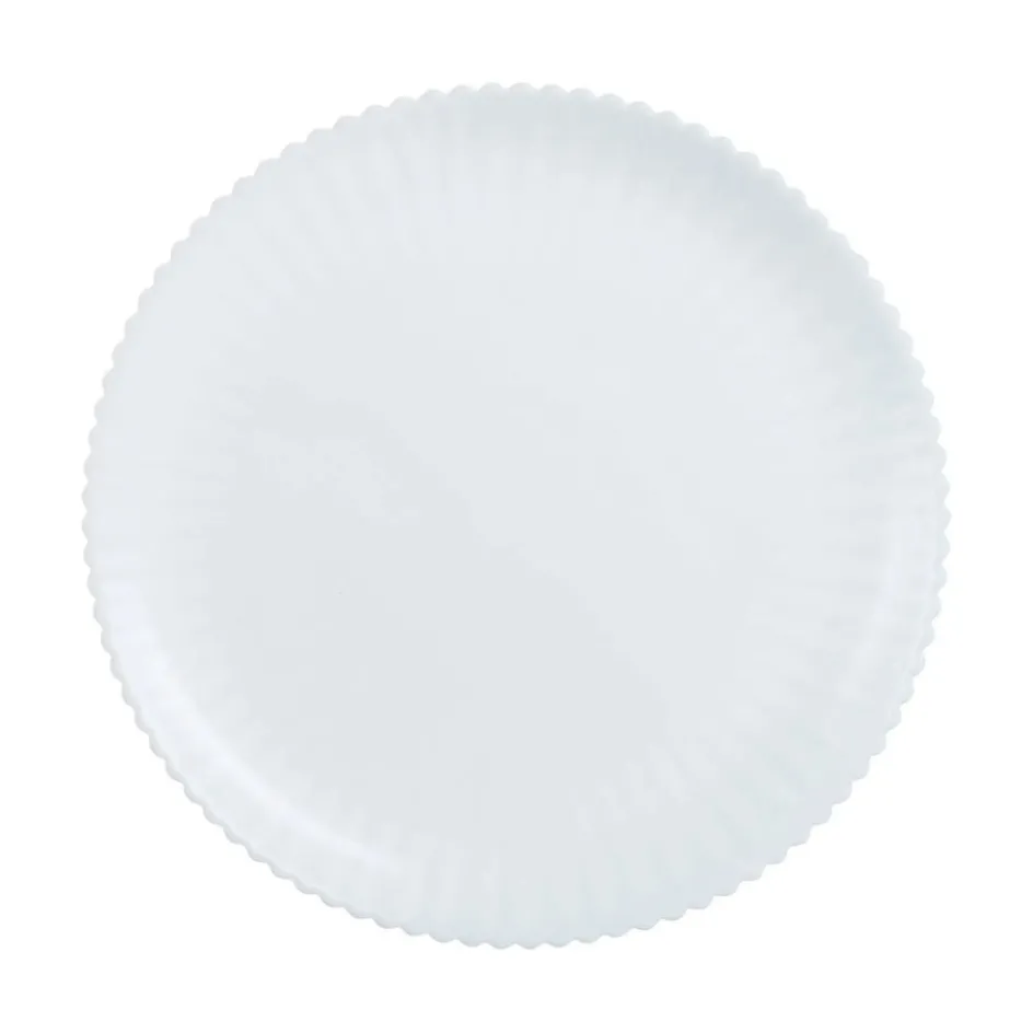 Luminarc Assiette plate blanche 25 cm Bloom> Assiettes Plates