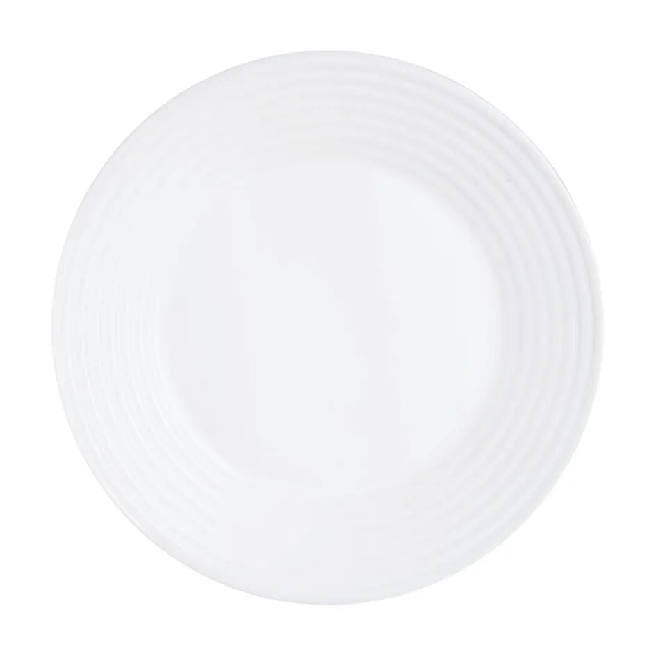 Luminarc Assiette plate blanche 25 cm Harena> Assiettes Plates
