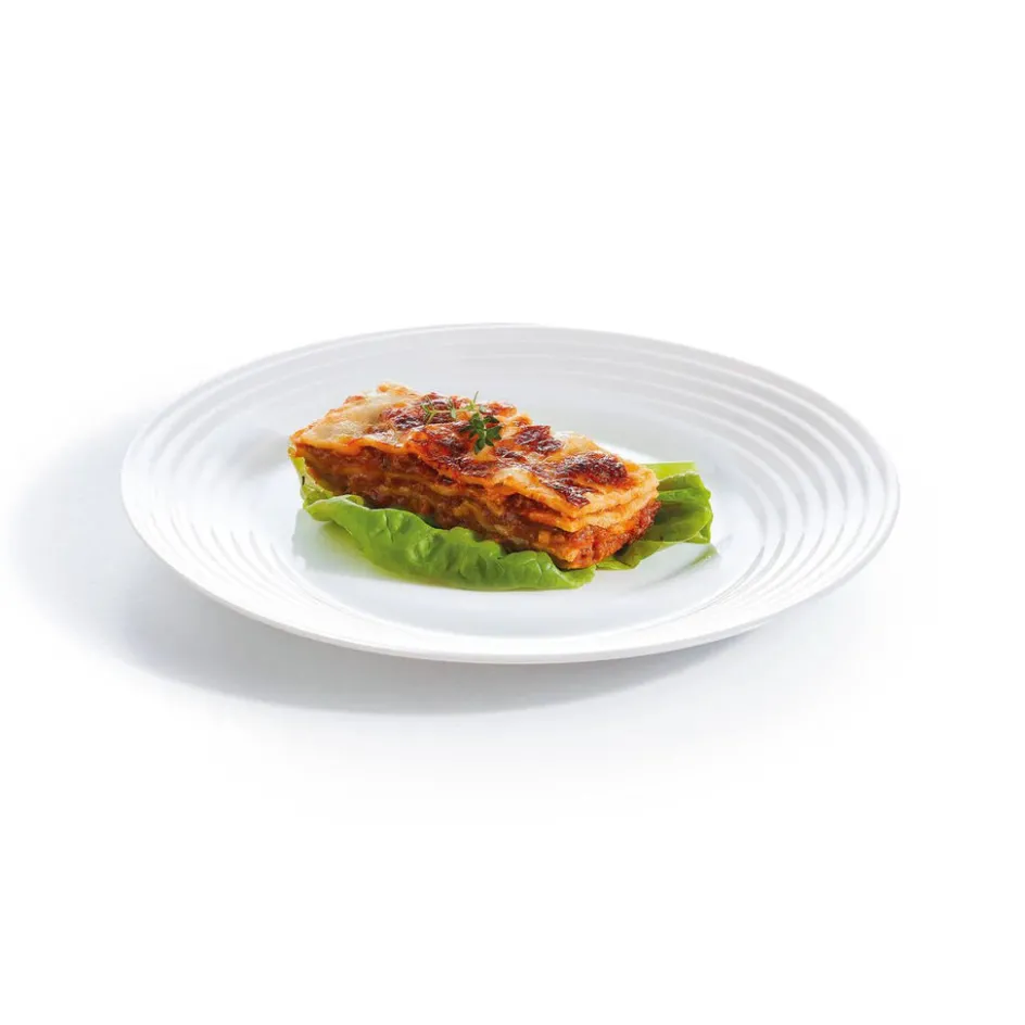 Luminarc Assiette plate blanche 25 cm Harena> Assiettes Plates