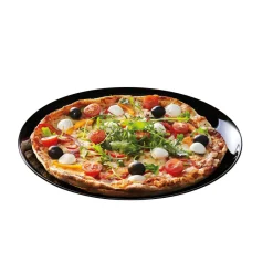 Luminarc Lot de 6 assiettes à pizza Friend's Time noir><noscript><img width=