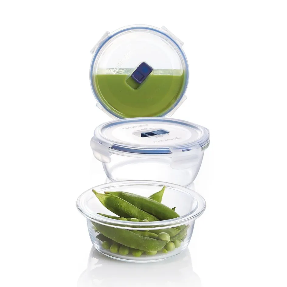 Luminarc Lot de 3 boites Pure Box Active rond> Boîtes De Conservation