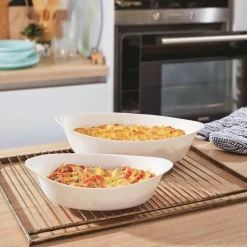 Luminarc Lot de 3 plats à four ovales Smart Cuisine Carine 250°C><noscript><img width=