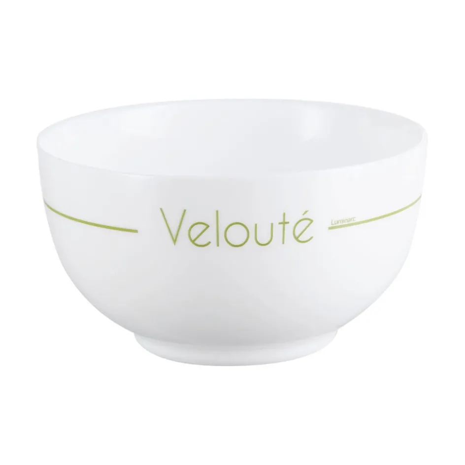 Luminarc Lots de 4 bols blancs décorés 7,9 cm Soupset> Bols|Bols