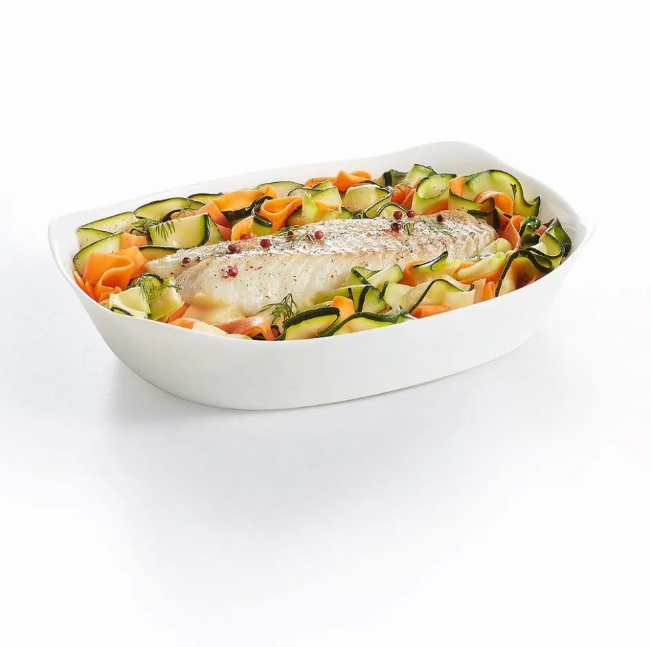 Luminarc Plat de cuisson blanc 30 x 22 cm Smart Cuisine Carine> Plats À Four
