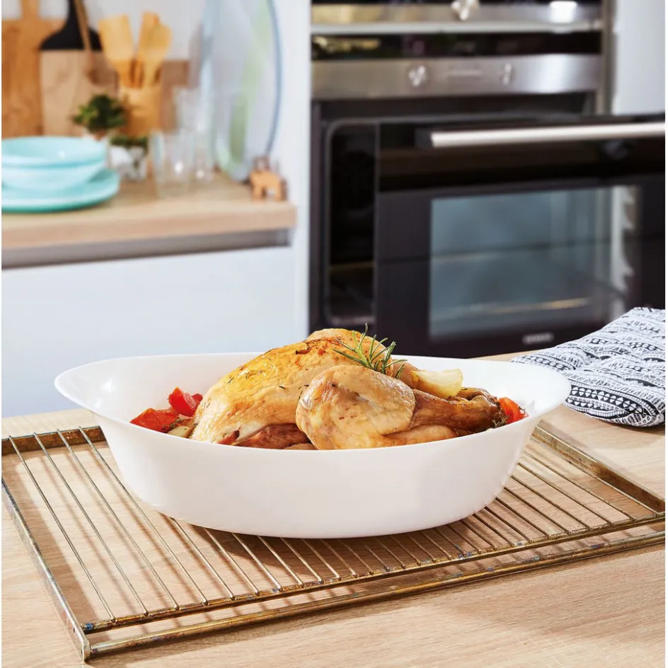 Luminarc Plat de cuisson blanc 38,1 x 24 cm Smart Cuisine Carine> Plats À Four