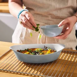 Luminarc Plat ovale 32x20 Smart Cuisine Wavy Granit><noscript><img width=