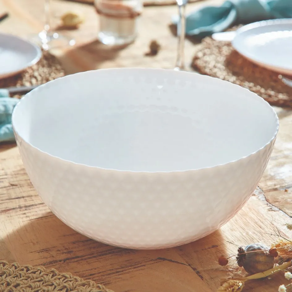 Luminarc Saladier blanc 24 cm Pampille> Saladiers