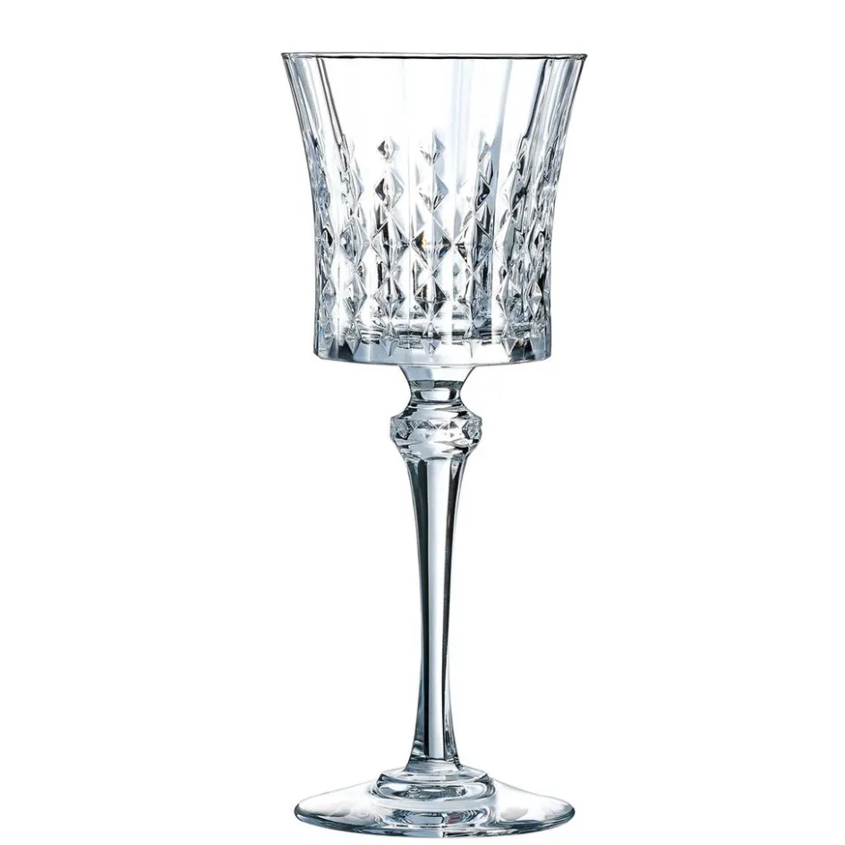 Cristal d'Arques Verre à pied 19 cl Lady Diamond> Verres À Vin Rosé|Verres À Vin Blanc