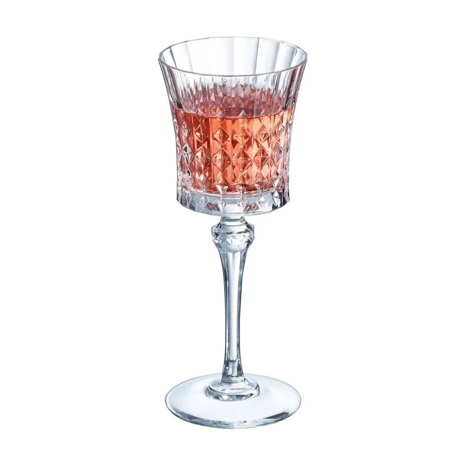Cristal d'Arques Verre à pied 19 cl Lady Diamond> Verres À Vin Rosé|Verres À Vin Blanc