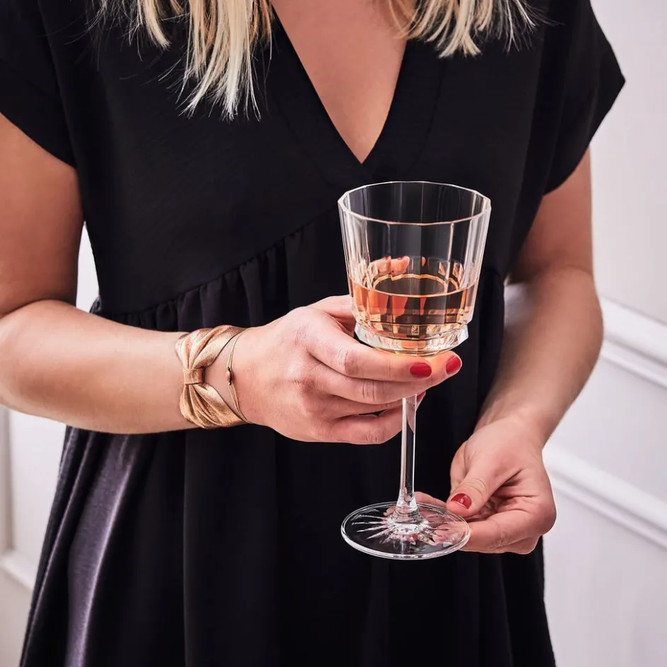 Cristal d'Arques Verre à pied 25 cl Macassar> Verres À Vin Rosé|Verres À Vin Blanc