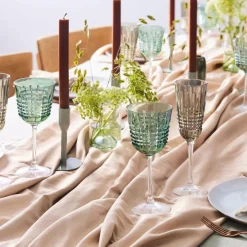 Cristal d'Arques Verre à pied 25 cl Rendez-Vous Brume Vert><noscript><img width=